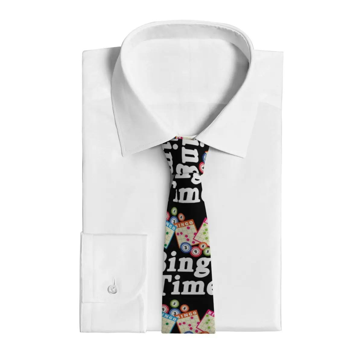 Funny Bingo Game (16) Necktie for Men Silk Polyester Slim Neck Ties Wedding Suits Tie Classic Gravatas