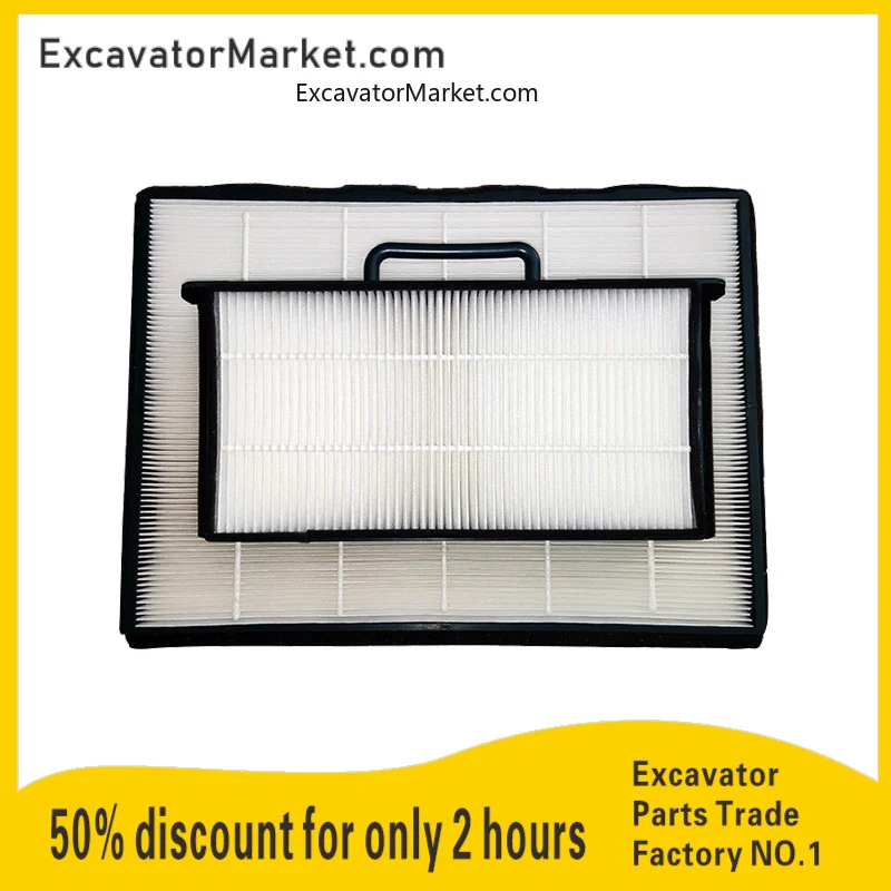 Excavator Parts For Volvo EC210B 240B 290B 360B 460B Built-in External Air Conditioner Filter Mesh High Quality Accessories