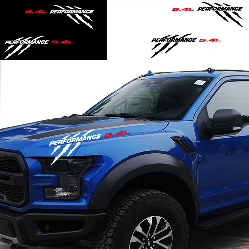 

For Ford F150 F250 Expedition 5.4L Performance Car Hood Claw Decals Graphics Vinyl Stickers Emblem 2pcs Automobiles
