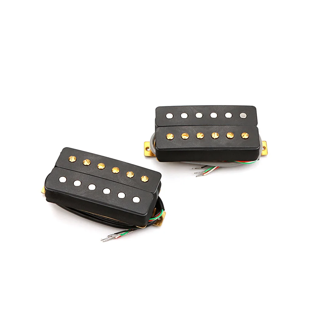 85/15 Style Humbucker Pickup Set Alnico5 4 Wire Coil Split Neck Bridge Pickups for  LP-Style Electric Guitar Replacement