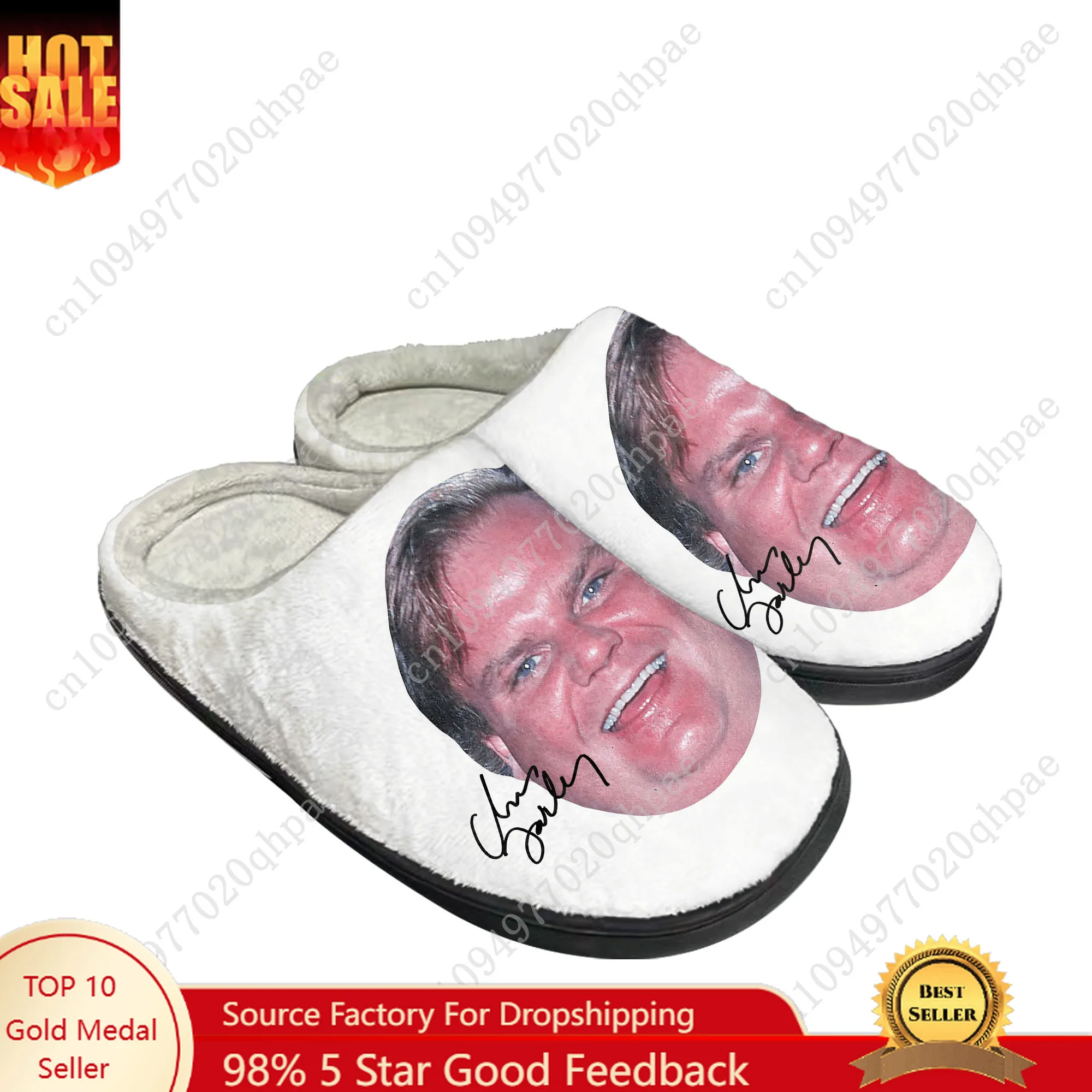 

Хлопковые тапочки Chris Farley, мужские и женские молодежные плюшевые тапочки для мальчиков и девочек, теплая обувь для спальни, термотапочки по индивидуальному заказу