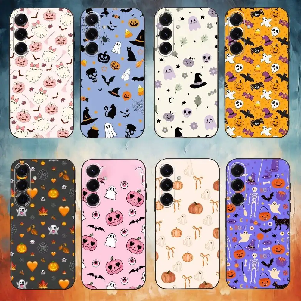 

Festive Halloween Phone Case For Samsung Galaxy A73,A72,A71,A70,A53,A52,A51,Others Soft Black Cover