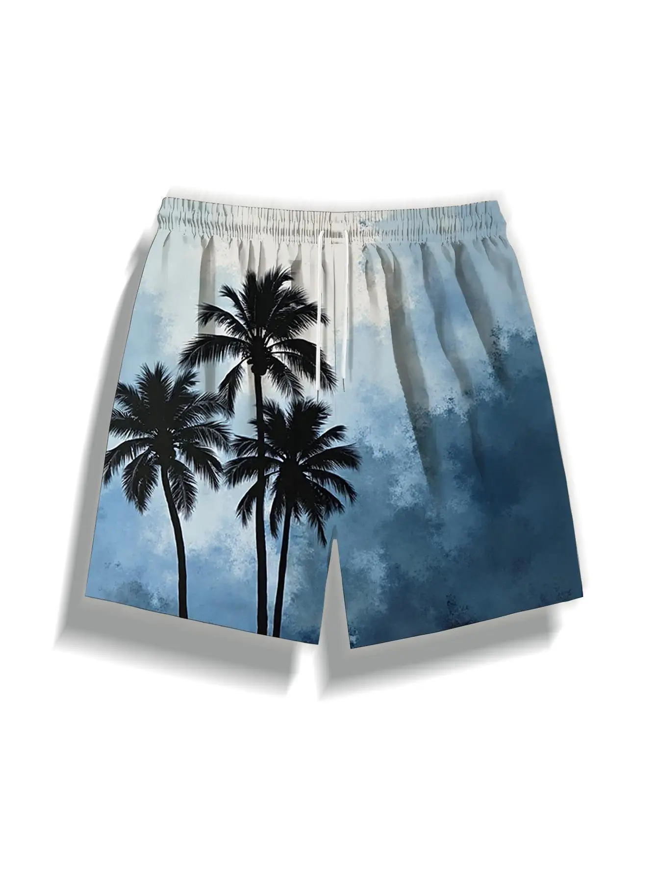 1pcs Men's Short swim trunks2026 Summer 3D Printed Short sleeve Men's clothes running Polyester Breathable Pants Quick drying