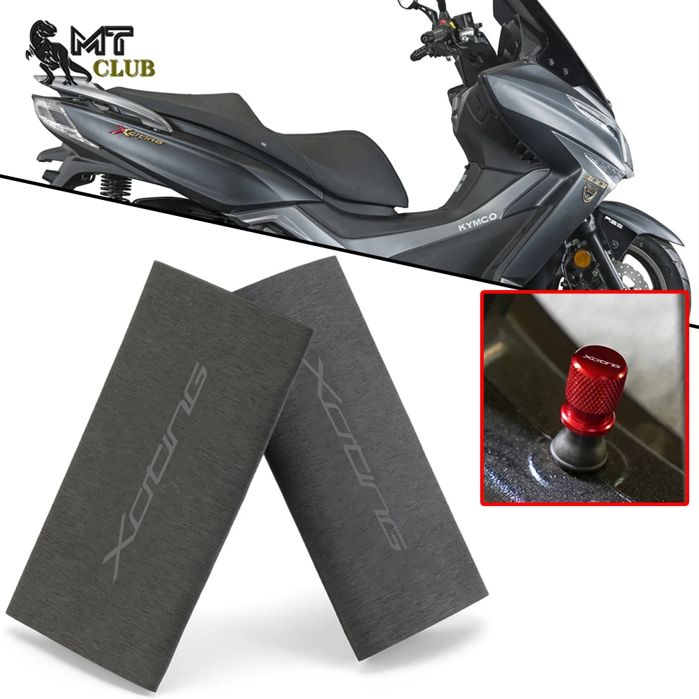 For KYMCO XCITING 250 300 400 400S 500 K-XCT 300 Universal Motorcycle Accessories Grip Cover Non-slip Rubber Grip Valve