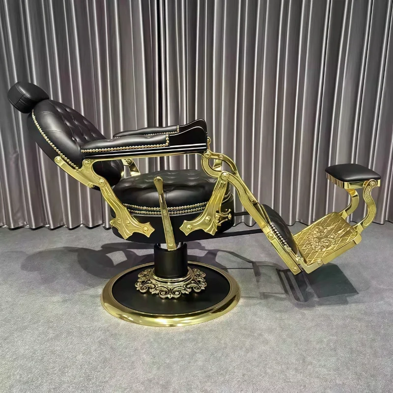 

Salon Chairs for Beauty Salon Free Shipping Barber Shop Chair High-end Sillas Para Barbero Profesional Commercial Furniture