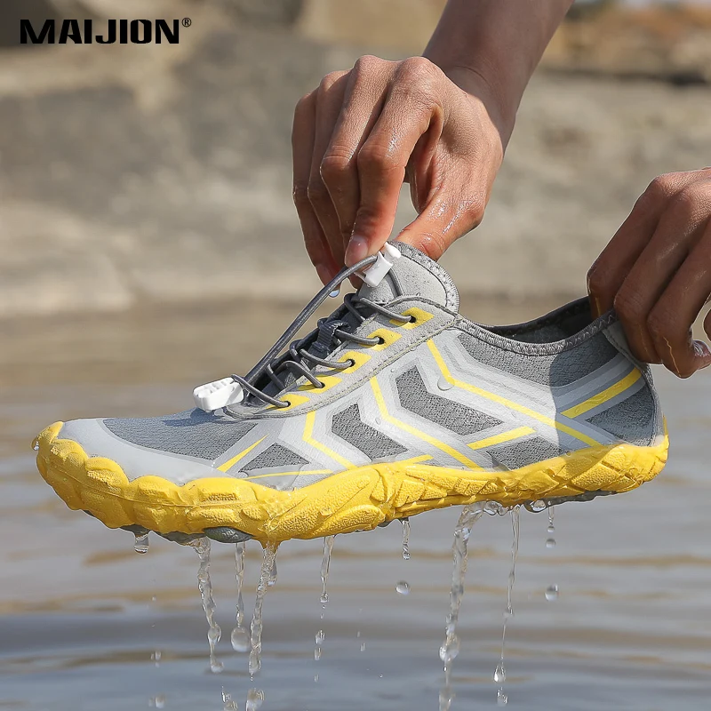 Men Women Water Shoes Non-slip Athletic Hiking Quick Dry Barefoot Aqua Shoes Unisex Beach Walking Swimming Wading Shoes