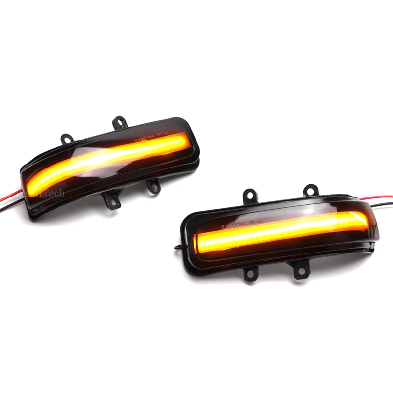 Dynamic Turn Signal LED Rearview Mirror Indicator Blinker Repeater Light for Toyota RAV4 XA30 Estima Alphard AH20 Vellfire Noah