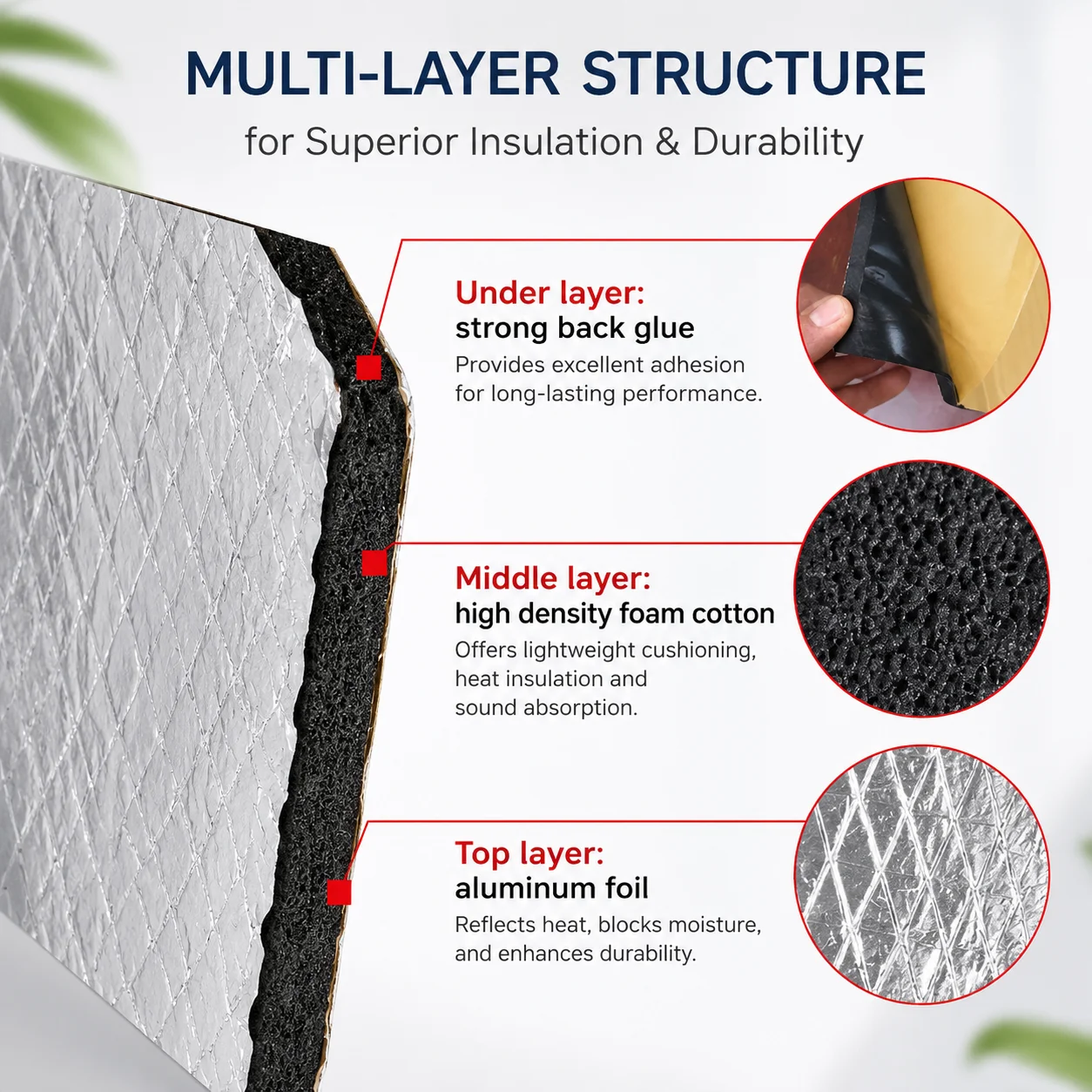 Kcimo 自己接着式アルミ箔製吸音マット 10枚/20枚セ - Foam Dampener Sheet のレビューと価格