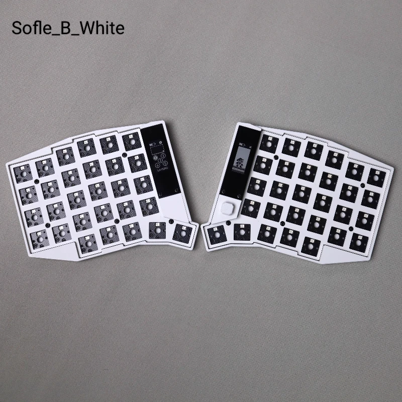新しい Sofle ロープロファイルワイヤレススプリットキーボードキット