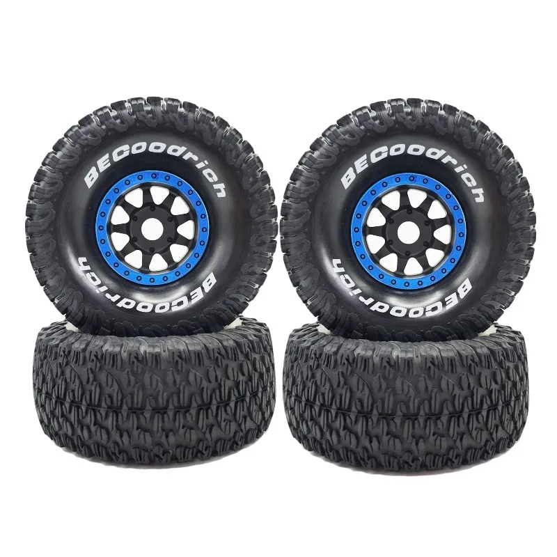 

4Pcs 1/7 1/8 Desert Short Course Truck Tire OD 135mm 17mm Wheel Hex for ARRMA Mojave TRXS UDR Yikong DF7 FS Buggy RC Car