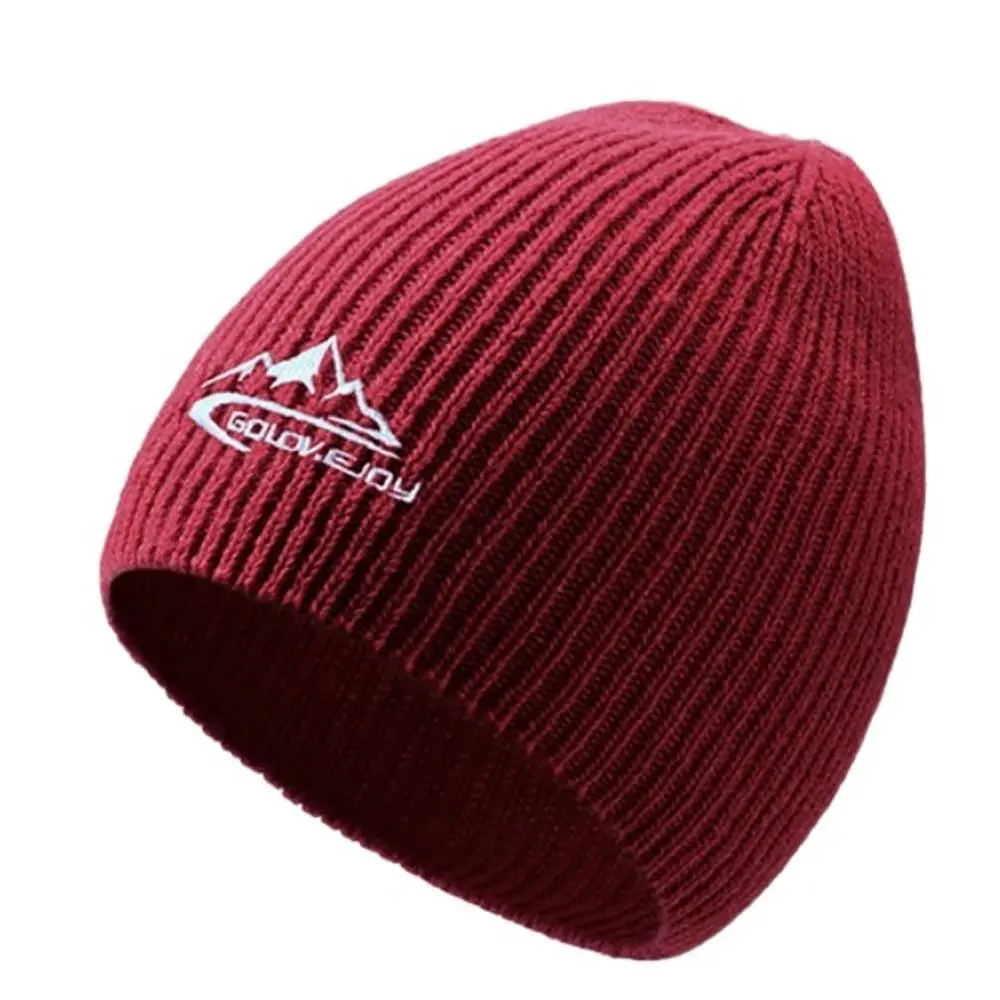 Ear Protection Knitted Ski Hat Ski Accessories Warm Windproof Knit Hats Thicken Unisex Bonnet Hats Sports