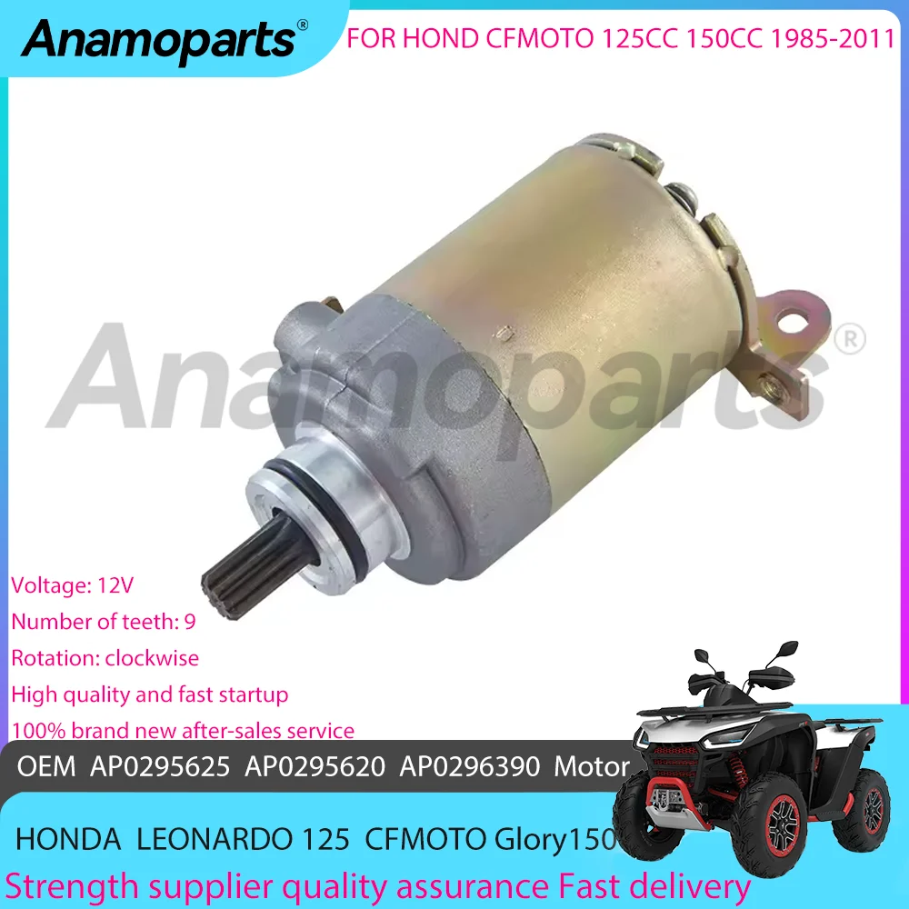 Motorcycle Engine Starter motor fits for 1985-2011 HONDA Aprilia LEONARDO SCARABEO for CFMOTO Glory CH 125 150 CC AP0295620