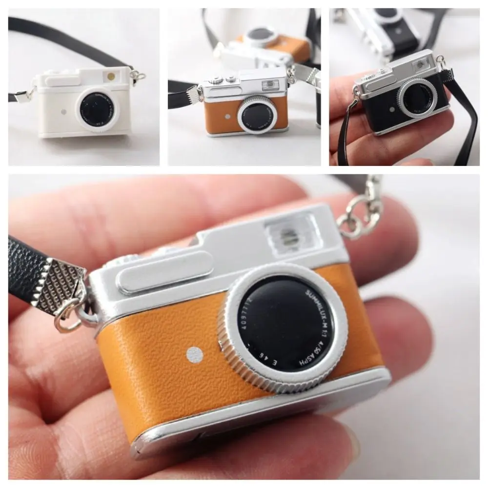 Pretend Play OB11 Doll Accessories Doll House Accessories Cute Simulation Camera Witn Flash Lamp Cool Toy