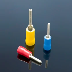 PVC Pre-Insulated Pin Terminal Electrical Wire End Splice Crimp Connector Cold Press Needle Terminal Use For AWG22-10