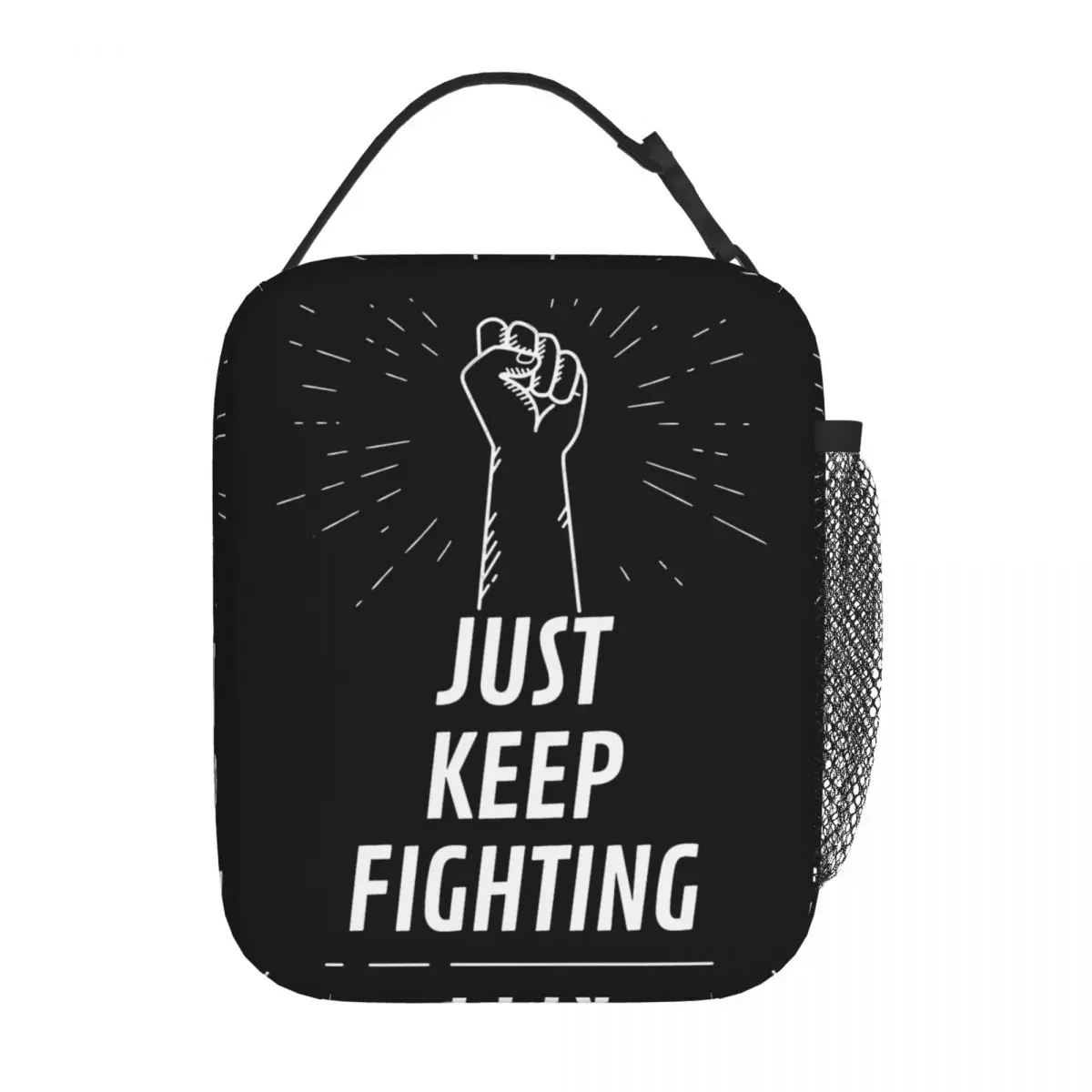 Just Keep Fighting Thermal Insulated Lunch Bag for Picnic The Fight Kevin Owens Portable Bento Box Thermal Cooler Food Box