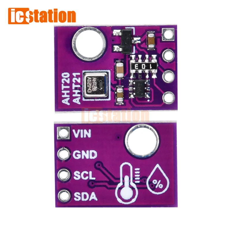 Модуль высокоточного датчика температуры и влажности AHT20 AHT21, модуль датчика температуры и влажности