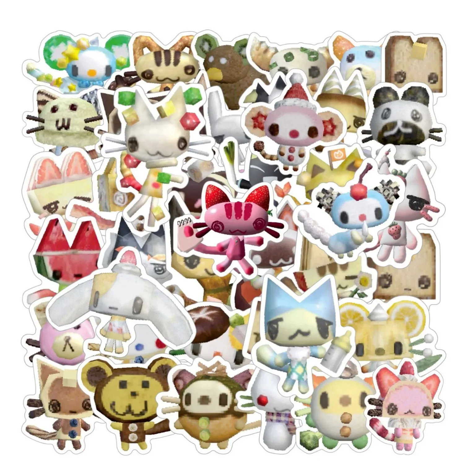 50 قطعة الكرتون Kawaii Inoue Toro مضحك لطيف القط الكتابة على الجدران ملصق الزخرفية سجل القصاصات المحمول الأمتعة ملصق مائي الاطفال لعبة هدية
