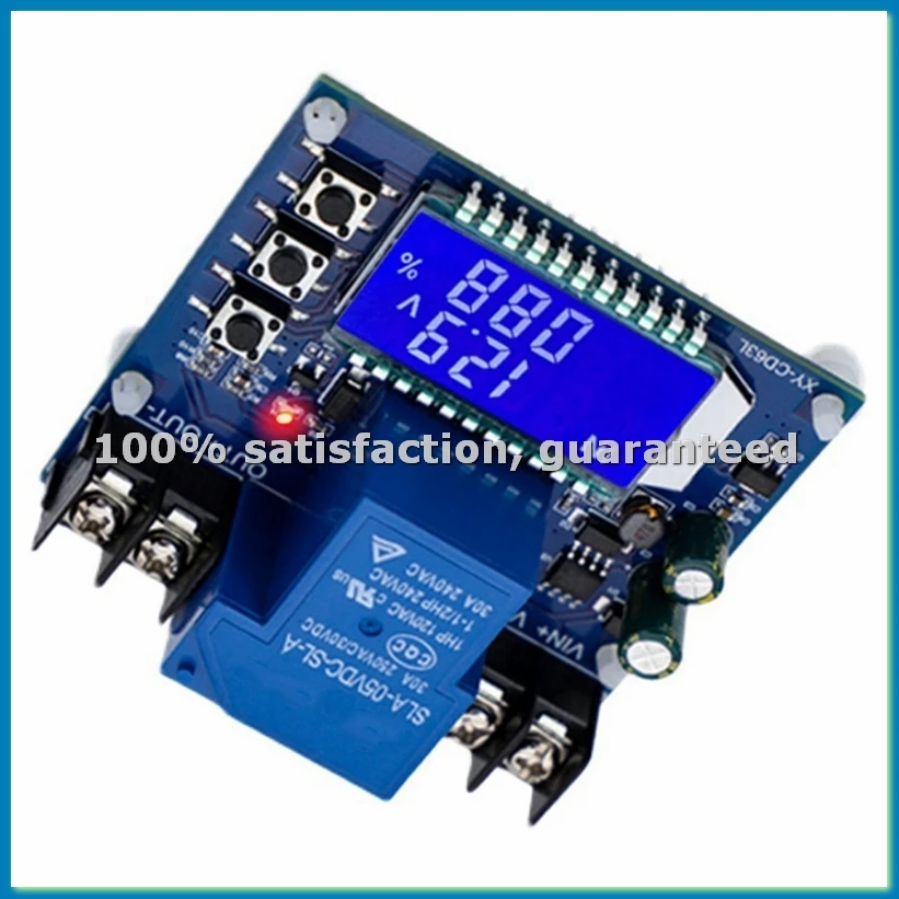 

Контроллер заряда-разряда аккумуляторов XY-CD63L 30A с отключением при низком напряжении, защитой от пониженного и повышенного напряжения, дисплей-ABFB