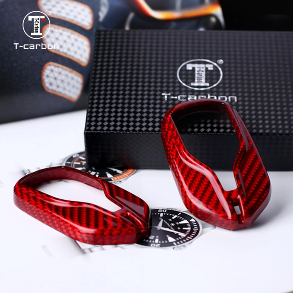 

Чехол для автомобильного брелока из углеродного волокна, защитная крышка для корпуса автомобиля для Maserati Quattroporte Ghibli 2013-2023 Levante 2017-2024