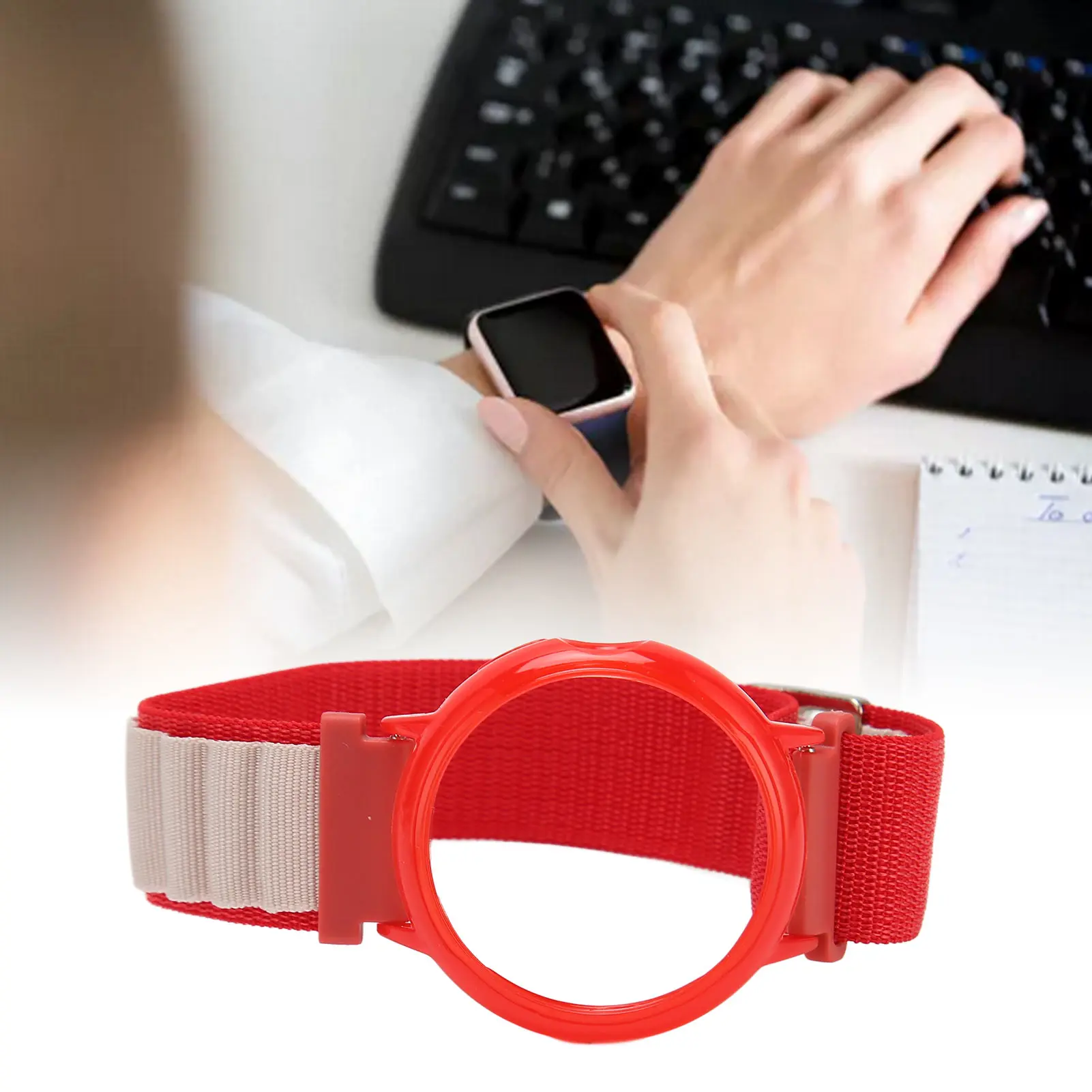 حزام ساعة منسوج من النايلون المطاطي مع حافظة ممتصة للصدمات بلاستيكية مناسبة لساعة Google Pixel