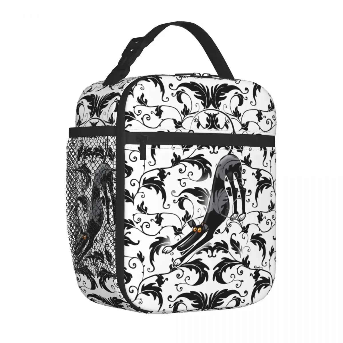 

Bowdown Hound Insulated Lunch Bag Leakproof Greyhound Whippet Lurcher Dog Meal Container Thermal Bag Tote Lunch Box Food Bag