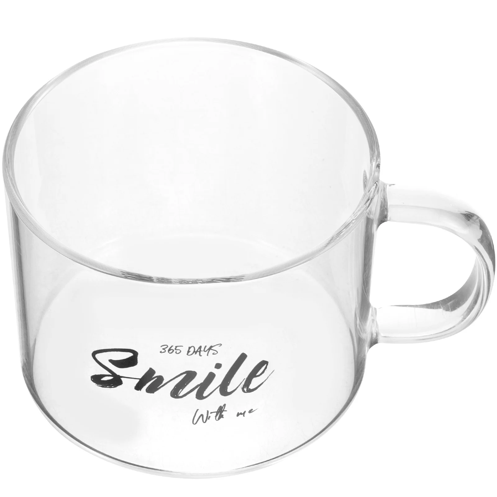 

Stylish Glass Coffee Mug with Comfortable Handle Large Size for Your Favorite Drinks Ideal for Home Office Or Dining Glass