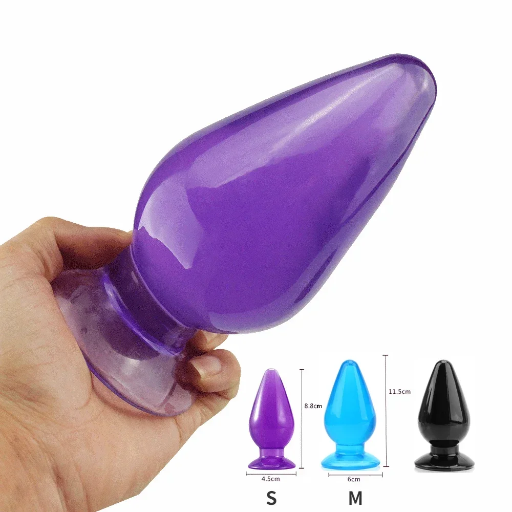 S/M Silicone Plug Anal Butt Plug Beginner Anal Stimulation Trainer Male Women Trrainer Anal Adult Sex Toys For Couples SM