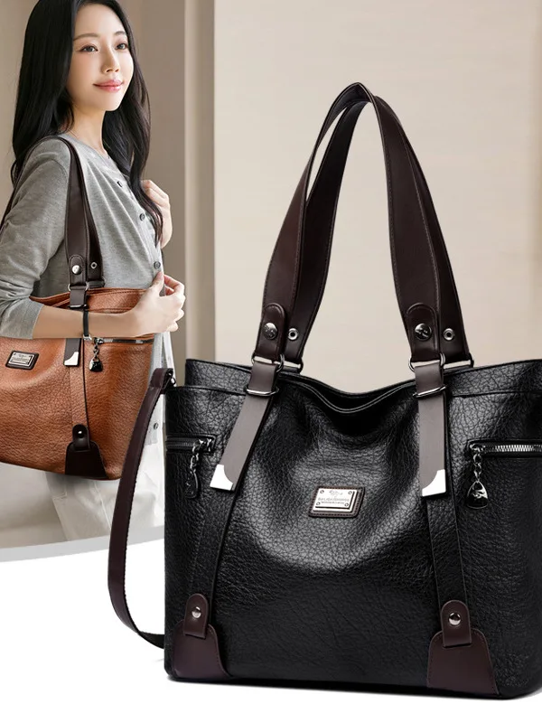 sac-a-main-bandouliere-grande-capacite-pour-femme-style-decontracte-vintage-sac-fourre-tout-simple-en-cuir-souple-avec-fermeture-eclair-sac-hobo