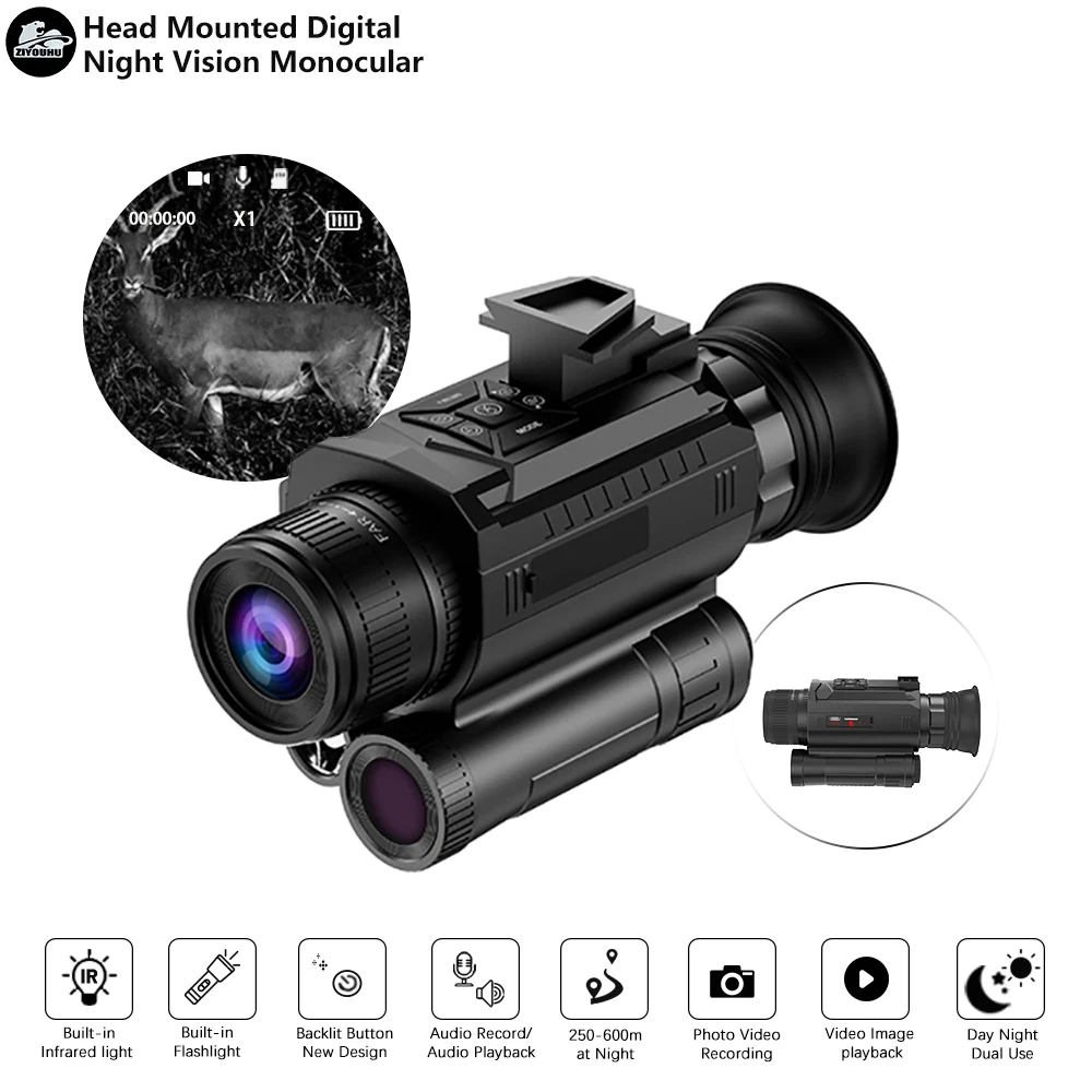 

Z9005 Tactical Light Infrared Digital Night Vision Device Electronic Telescope Lens Helmet Mounted Night Vision for hunting