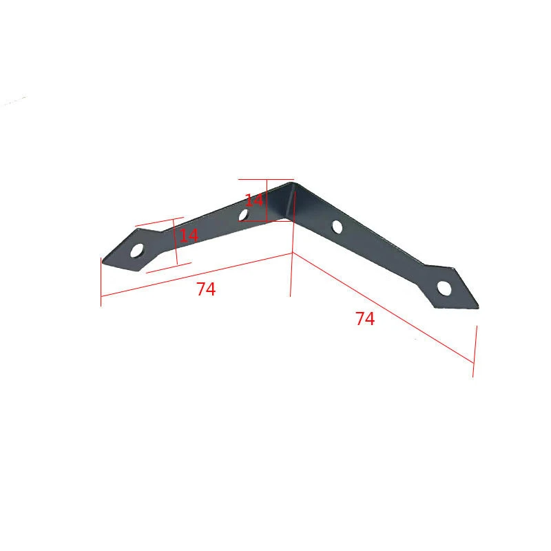 

Arrow Dcoration L-shaped Corner Code Corner Iron Layer Plate Holder L-shaped Right Angle Code Barn Door Hardware Accessories