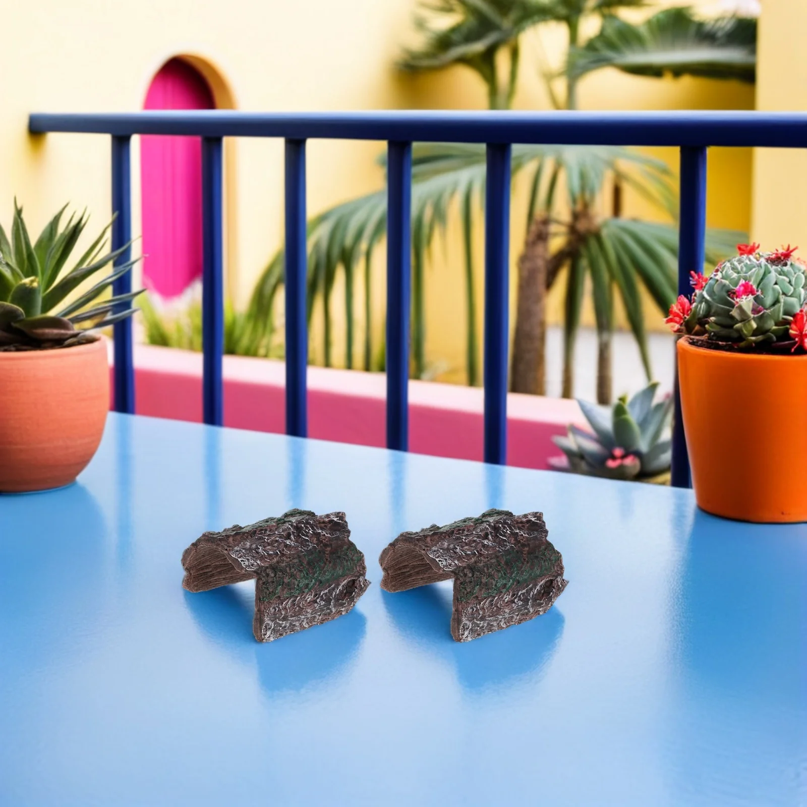 

Crawling Hide Cave Pet Reptile Shelter Small Animal Habitat Decorative Natural Wooden House for Lizard Gecko Snake Terrarium