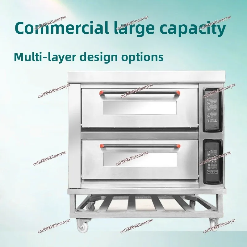 Electric Oven Commercial One-layer Large-capacity Private House Bread Pizza Cake Multi-functional Baking Smart Home Oven