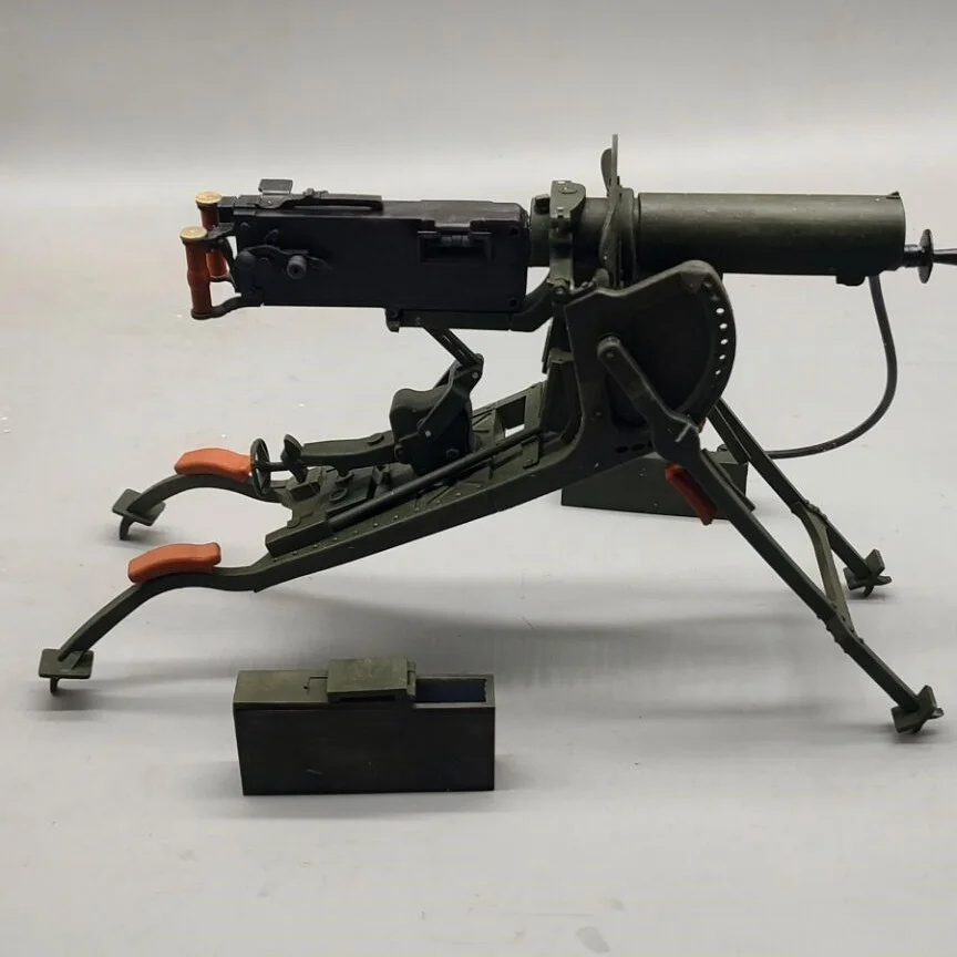 1/6 Drukowany w 3D niemiecki karabin maszynowy MG08 z czasów II wojny światowej, do figurek akcji o wysokości 12 cali, wysoce szczegółowy, kolekcjonerski.