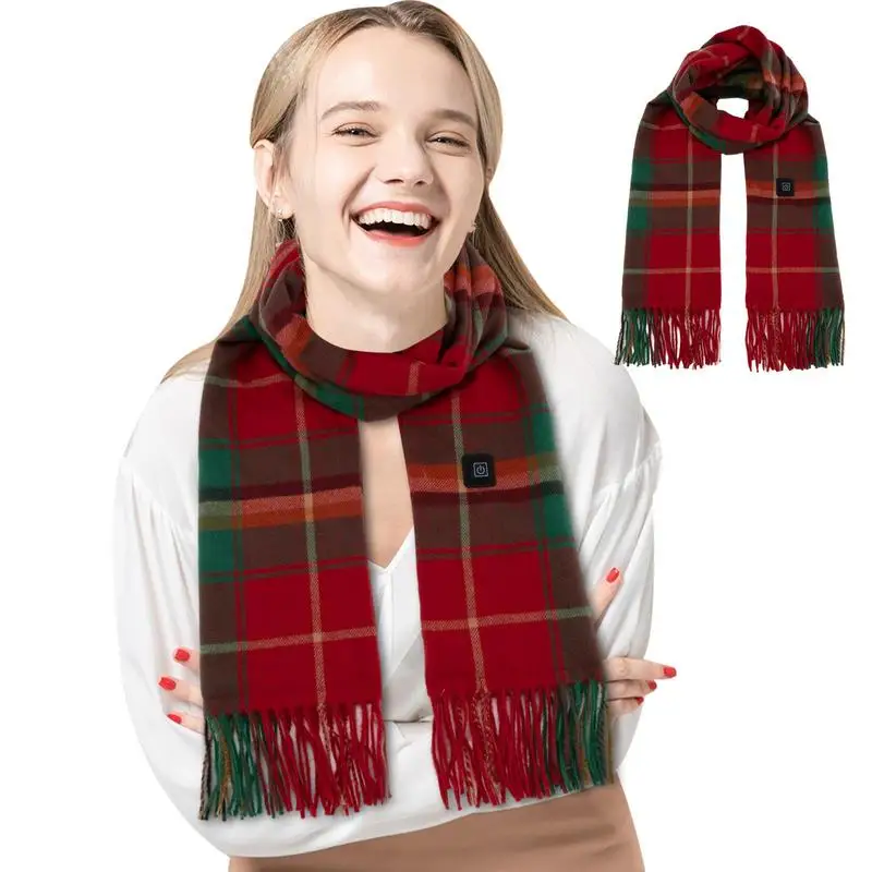 

Electric Heating Scarves USB Charging Electric Scarves With Heating Pad Winter Wear Supplies For Partying Work Traveling