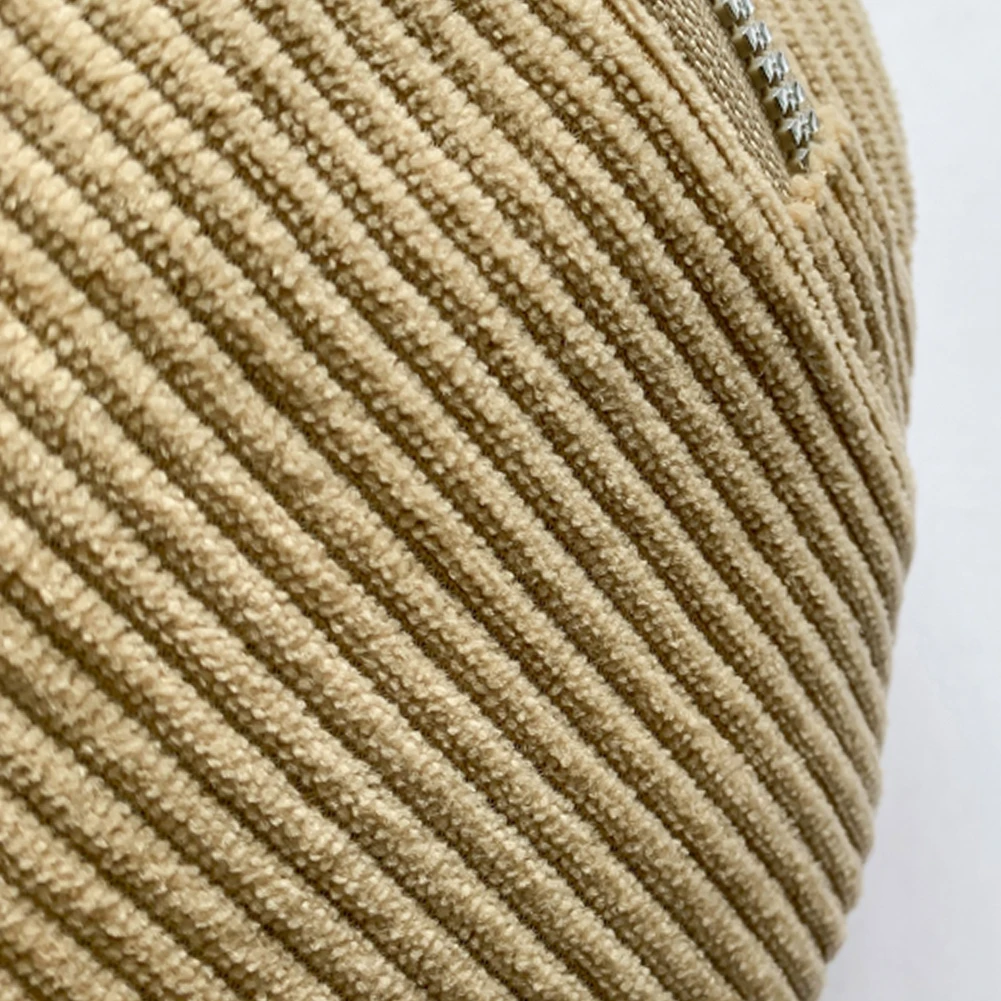 

Corduroy Chest Bag Vintage Shoulder Bag Wide Guitar Strap Casual Waist Bag Multi-pockets Hobo Sling Bag Casual Sports Bag