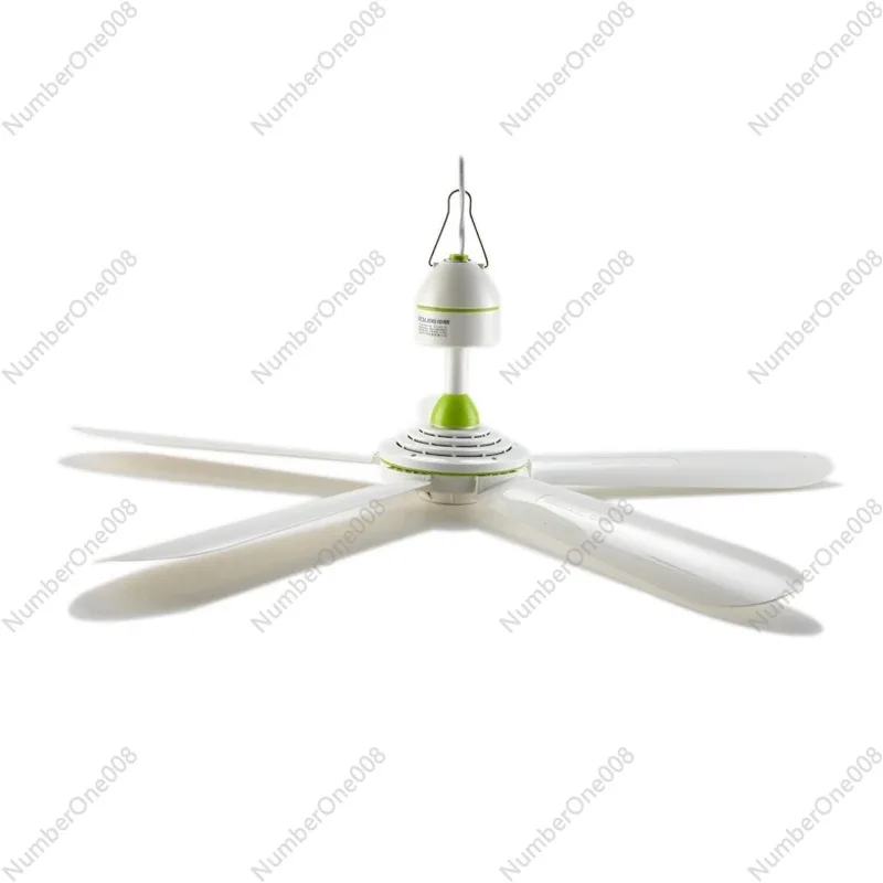 220V 15w Ceiling Fan Mute Electric fan 5 Fan leaves Plastic Single Gear Pure copper 3m four gears Timed extension line