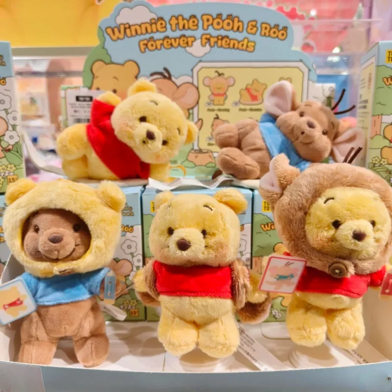 

Новинка 2025 года, оригинальная серия Winnie The Pooh & Roo Forever Friends, слепая коробка, кавайный брелок для кукол, подвеска, загадочная коробка, подарки