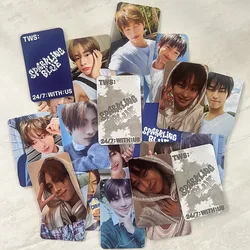 Kpop TWS Album SPARKLING BLUE Card 6pcs/Set Shinyu Hanjin Personal Photocard Korean Style LOMO Lucky Card Fan Collection Gift