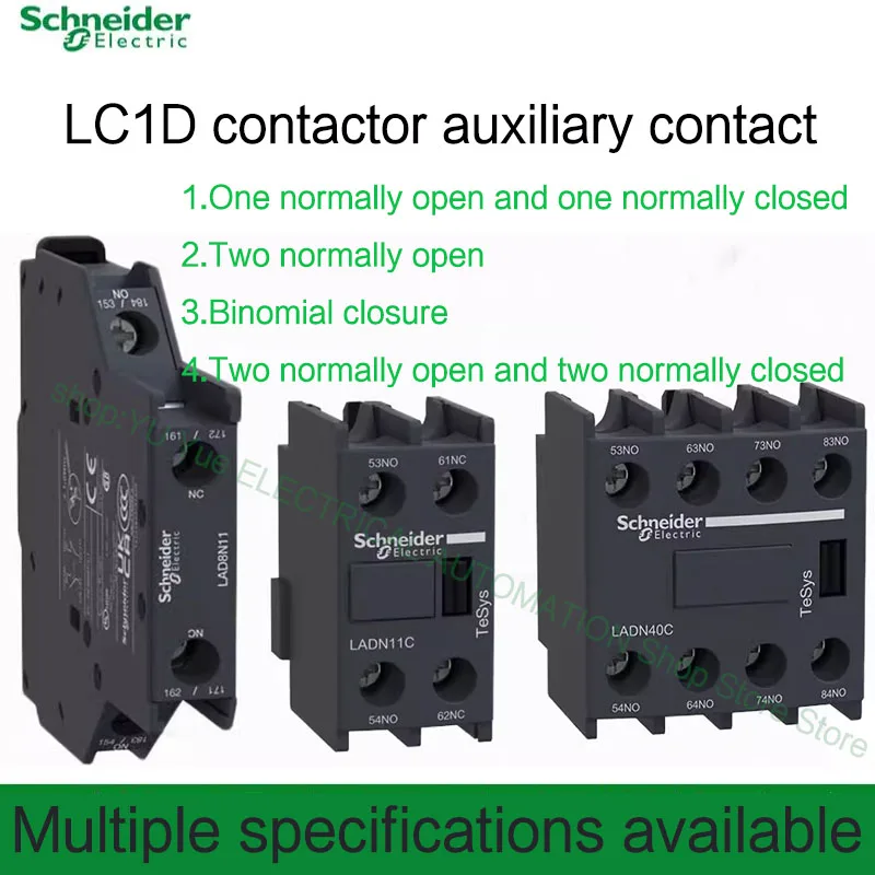 

Original Schneider contactor auxiliary contact LADN11C 20C 02C 22C 40C 04C 31C 13C one normally open and one normally closed