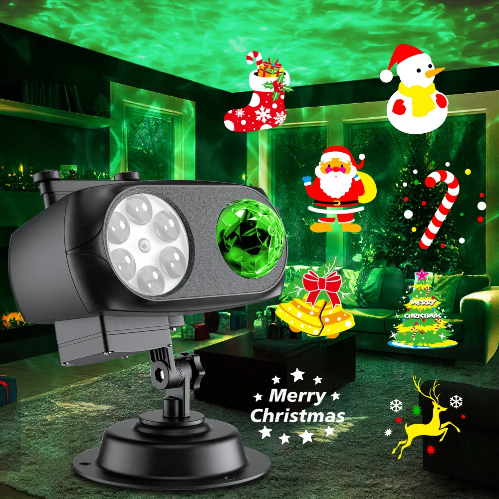 جو العارض ضوء ديناميكي ندفة الثلج نمط 10 أفلام LED حديقة الإسقاط أضواء الحديقة للمنزل مهرجان ديكور الحفلات