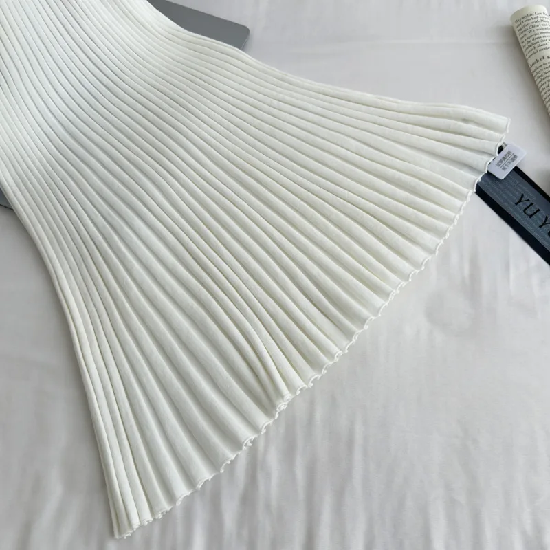 2025 wysokiej jakości moda damska dzianina długa sukienka nowa letnia szczupła sweter sukienki wieczorowe kamizelki midi szata odzież damska