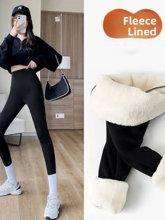 

Женские леггинсы из вельвета с высокой талией для йоги, эластичные, облегающие, осенне-зимние, повседневные, длинные брюки