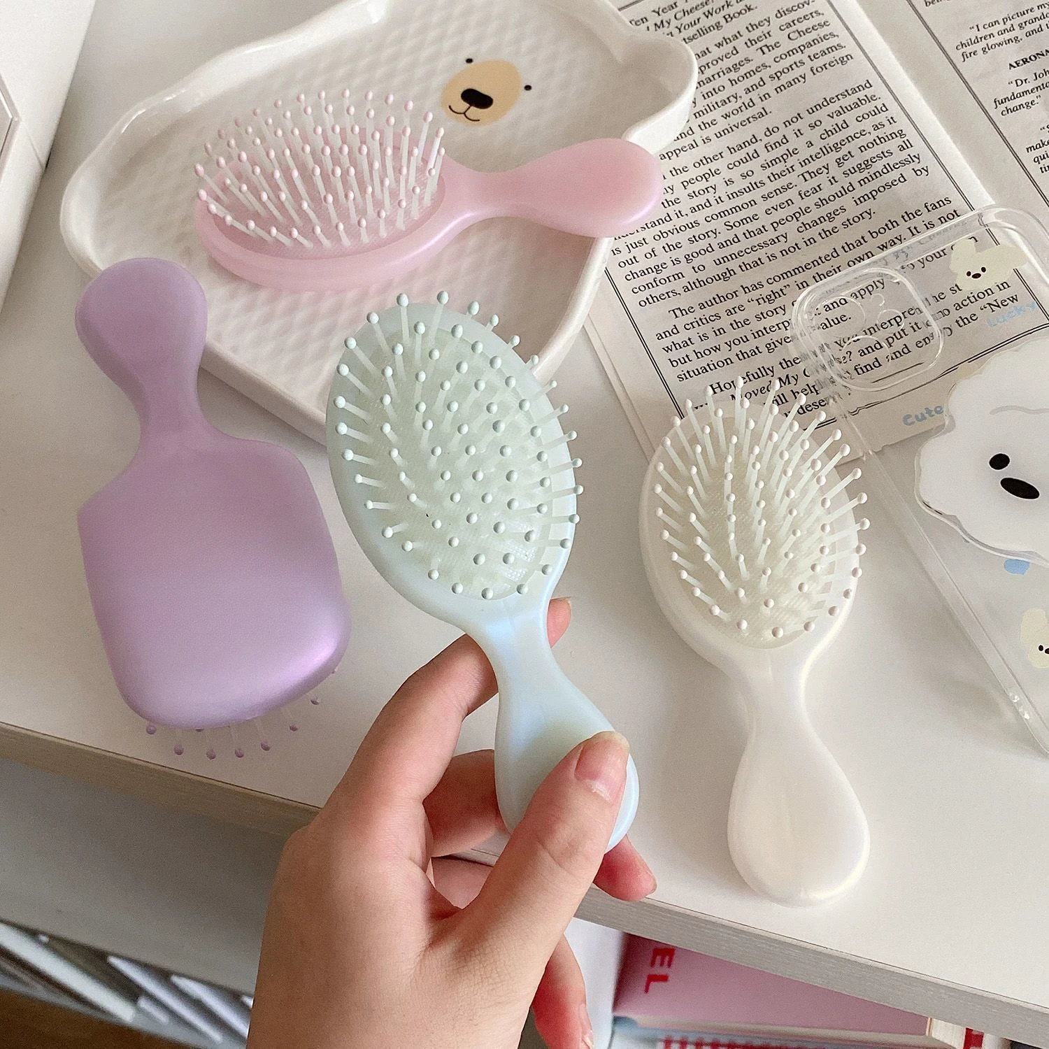 Mini Air Cushion Hair Brushes Massager Anti Static Air Bag Hair Comb Wet and Dry Portable Hairbrush Salon Styling Accessories