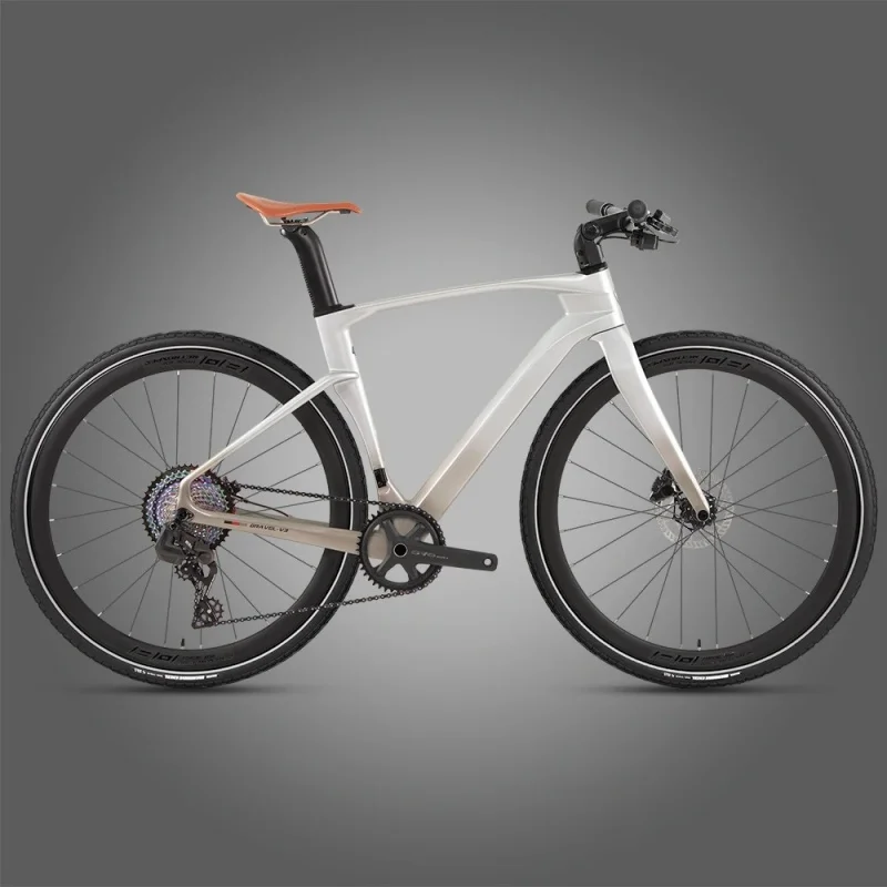 

TWITTER GRAVEL-V3 Wheel Peak EDS Radio Variable 13Speed Flat Handlebar Full Carbon Fiber Gravel Road Bike Hydraulic Disc Brakes