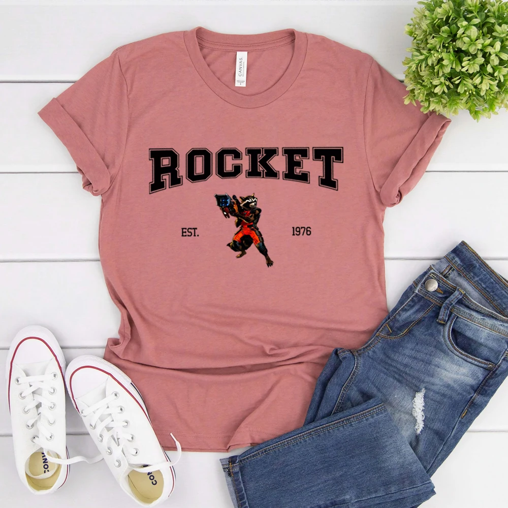 Rocket EST. 1994 T-shirt Retro 90s Rocket Raccoon Shirt GoTG3 Rocket Lylla Shirts Guardians Galaxy Inspired Retro Superhero Tops