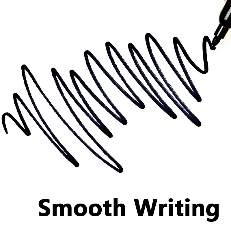 10/100 قطعة أقلام تحديد مقاومة للماء، حبر زيتي متين برأس سميك سريع الجفاف أسود أحمر أزرق لعلامة الخدمات اللوجستية السريعة للمدرسة