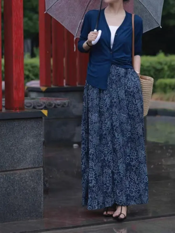 

Юбка для похудения с высокой талией, женская модная универсальная художественная юбка-зонтик трапециевидной формы, весна-лето, новое поступление