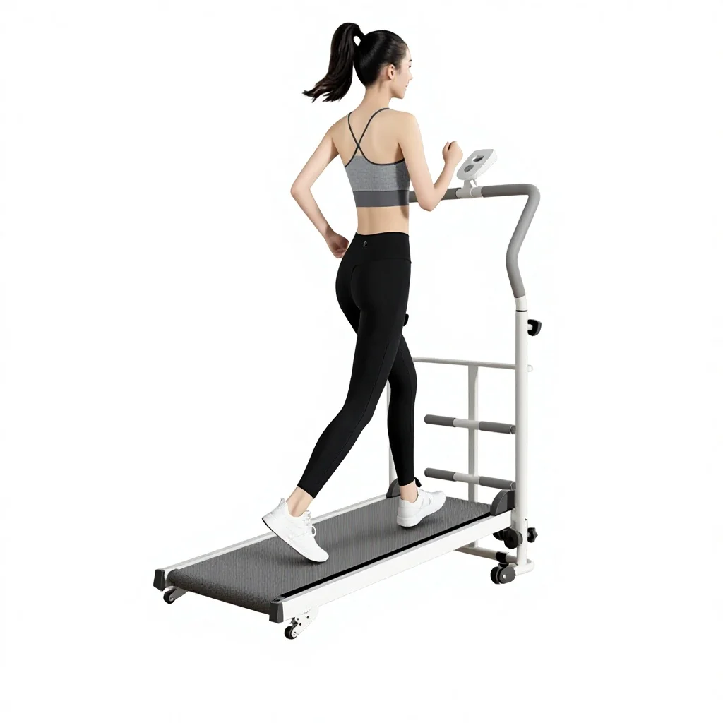 

Multi-Layer Running Belt Foldable Electric Treadmill Portable Walking Pad Running Machine for Home Office Indoor Gym Fitness