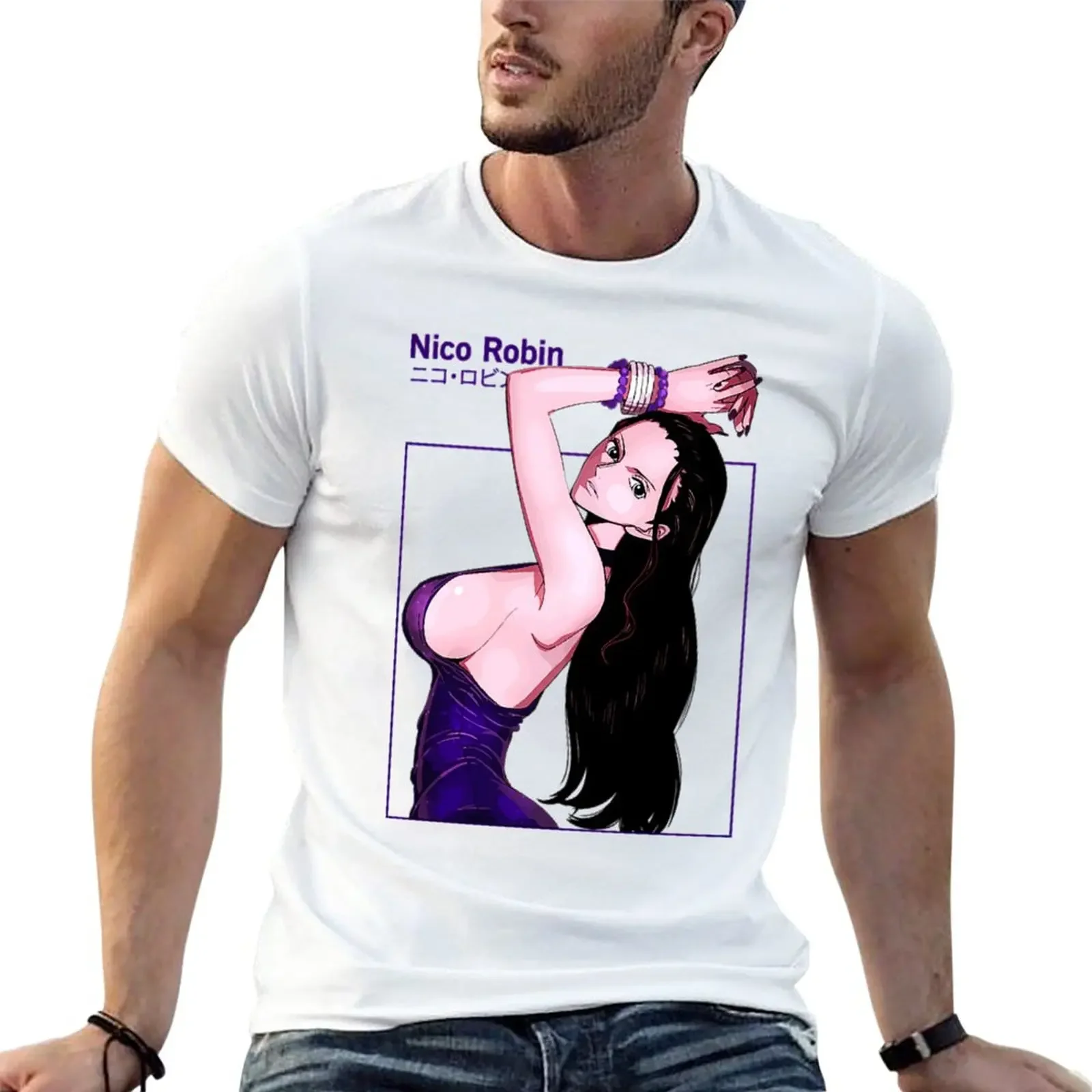 

New Nico Robin T-Shirt rapper graphic tees Blouse summer top men clothings