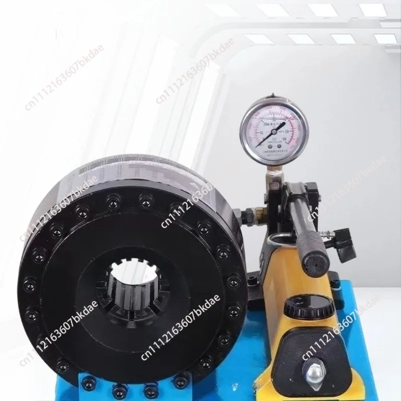 Portable Manual Hydraulic Hose Crimper Tool for Hose Fitting, Punch Press Pipe End Forming Machine